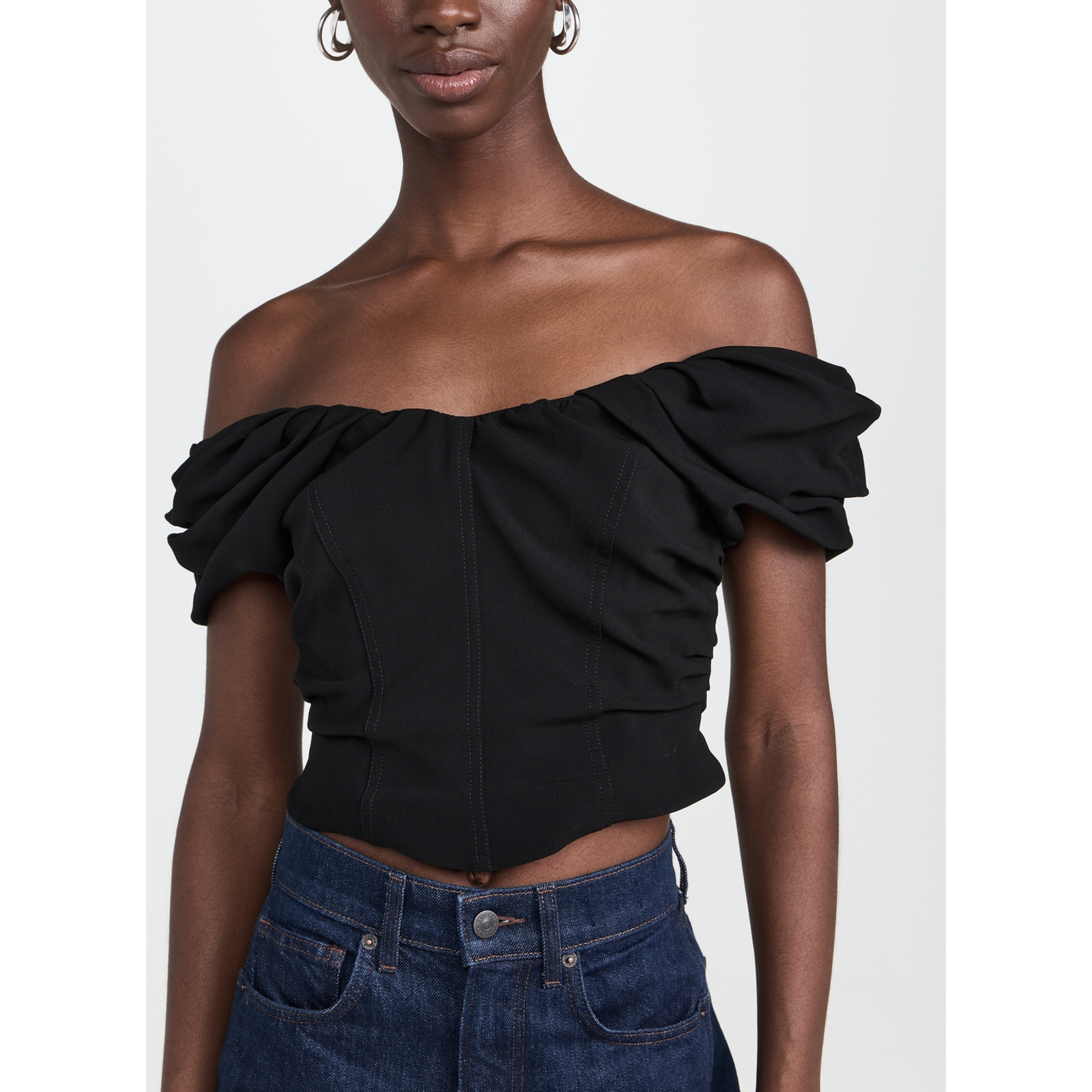A.L.C. 'Nora' Black Top Size 12 - Nwt